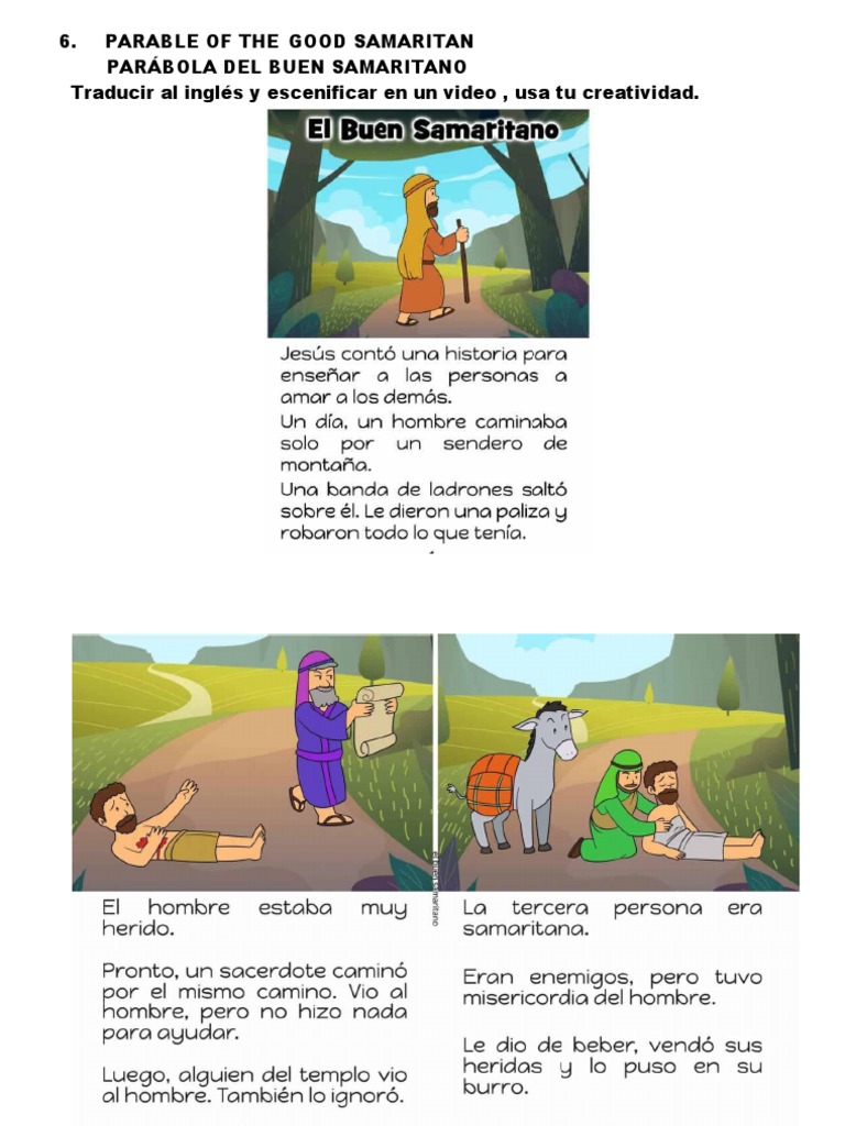Parable of The Good Samaritan | PDF