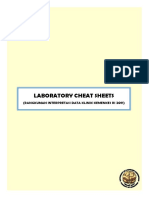 Laboratory Cheat Sheets