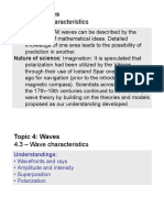 4.3 - Wave Characteristics: Topic 4: Waves