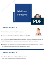 Mutismo Selectivo DSM-V