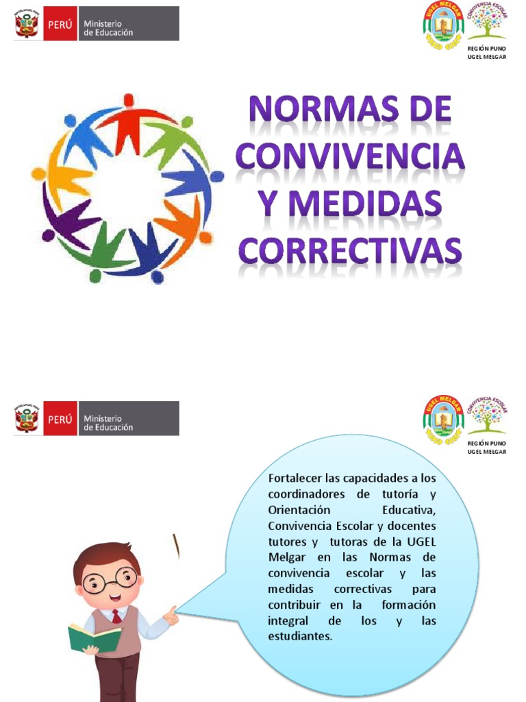Normas de Convivencia y Medidas Correctivas 2021 | PDF | Comportamiento ...