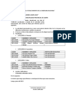 Infome Torneo de Ajedrez