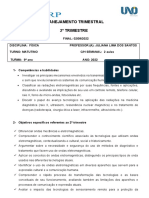 Planejamento 2º Trimestre Física