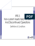 Ifrs 5 Non-Current Assets Held For Sale and Discontinued Operations