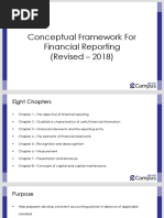 Conceptual Framework For Financial Reporting (Revised - 2018)