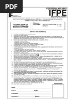 Prova Cursos Superiores Tecnologia Em Design Grafico