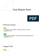 Penulisan Bagian Surat