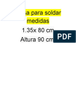 Mesa Para Soldar Medidas