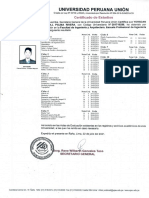 Certificado de Estudios