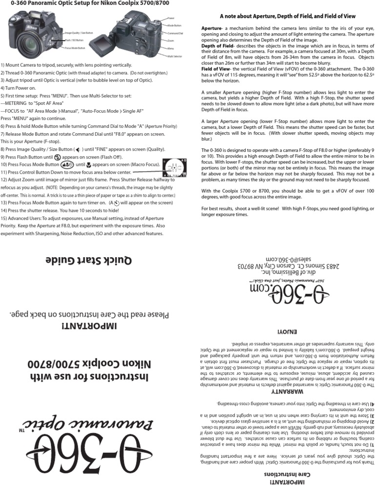 Aperture and Depth of Field Guide | PDF | Aperture | Shutter Speed