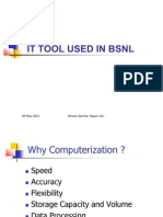 BSNL's IT Tool DOTSOFT and Its Role in Computerization