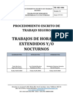 Pe-Sig-006 Procedimiento para Trabajos de Horarios Extendidos-Nocturno