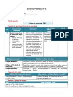 SESIÓN DE APRENDIZAJE 22 Junio