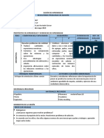 SESIÓN DE APRENDIZAJE 24 de Mayo