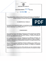 RESOLUCIÓN 3050 DE 2022 Nuevo Manual de Rehabilitación Integral en El SGRL