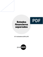 E. Financieros Separados 2015-2016