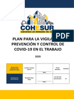 Sig-Pvpc-O1 - Plan para La Vigilancia, Prevención y Control de La Salud de Los Trabajadores Con Riesgo de Exposicion A Covid