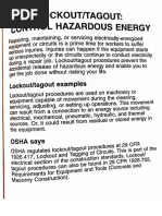 Lockout Tagout Master Answer Key | PDF
