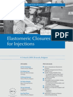 Elastomeric Closures For Injections: 2-Day GMP Education Course