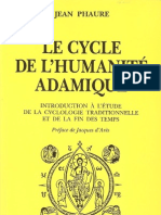 Jean Phaure - 1973 - Le Cycle de L'humanité Adamique