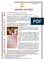 Newsletter Juni 2011