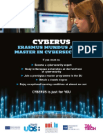 Cyberus: Erasmus Mundus Joint Master in Cybersecurity