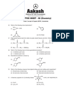 PRACTICE SHEET - 02 (Chemistry) : Basic Concept of Organic (IUPAC, Isomerism)