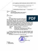 Undangan Peserta Pelatihan Asesor Kompetensi BNPB Tahun 2021