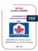 Poe de Botica Salud y Ahorro