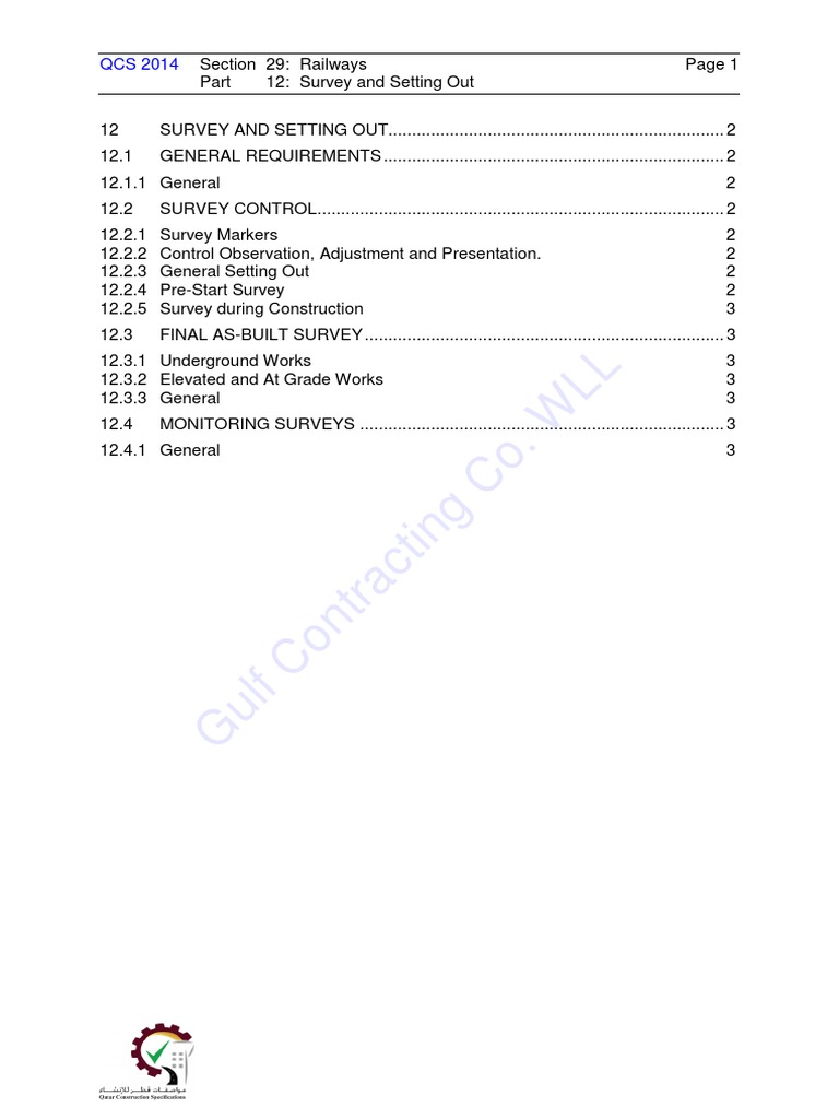 29-12 Survey & Setting Out | PDF | Surveying | Tunnel