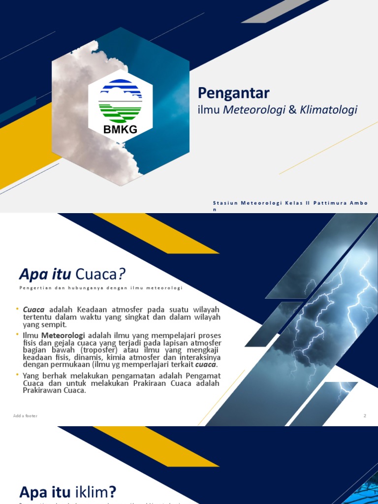Pengantar Ilmu Meteorologi dan Klimatologi | PDF