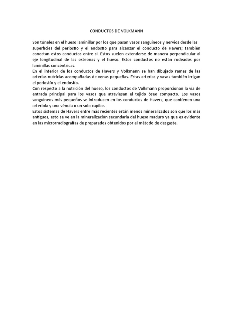 Conductos de Volkmann PDF