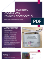 Remote Access Onu Fastlink Xpon CGW-77