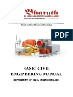 BASIC CIVIL ENGINEERING MANUAL Updated On 28.6.22