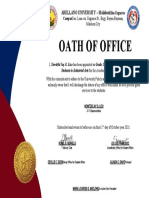Oath of Office: Arellano University - Malabon