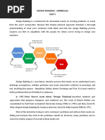 Design Thinking - 18Mbh262J Unit I Design Thinking