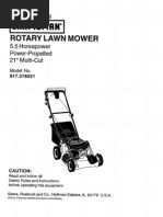 Download Sears Mower 917378521 User Manual by Duc Cy SN58681157 doc pdf