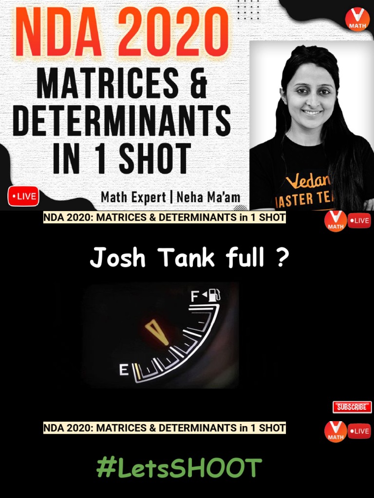 Nda+2020 +Matrices+&+Determinants+in+1+Shot | PDF | Determinant ...