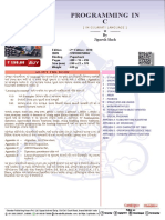 Programming in C: by Jignesh Shah
