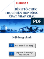 Chương 7 - To Chuc Thuc Hien HĐ XNK