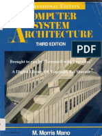 Computer System Architecture (3rd Ed) by M Morris Mano