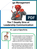 XThe 7 Deadly Sins of Leadership Communication