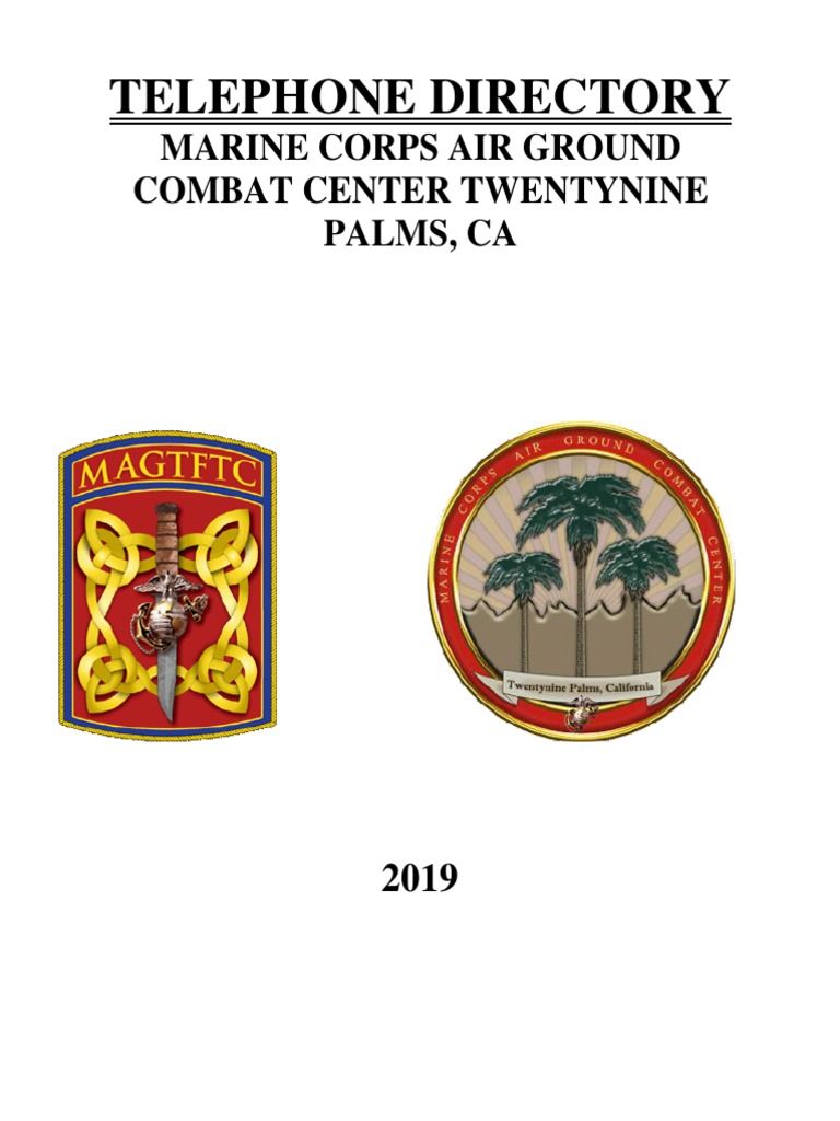 Base Telephone Directory 2019 PDF Telephone Battalion