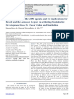 A Brief Account of The 2030 Agenda and Its Implications For Brazil and The Amazon Region in Achieving Sustainable Development Goal 6: Clean Water and Sanitation