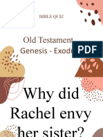 Old Testament Genesis - Exodus: Bible Quiz