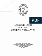 Accounts Code For The Kendriya Vidyalayas - d-2755