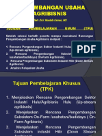 PENGEMBANGAN USAHA AGRIBISNIS