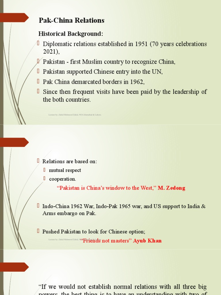 Pak-China Strategic Partnership | PDF | Pakistan | International Relations