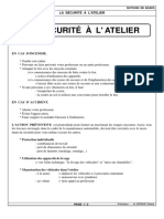 Securite Aux Ateliers