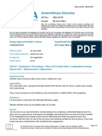 Airworthiness Directive: Design Approval Holder's Name: Type/Model Designation(s)